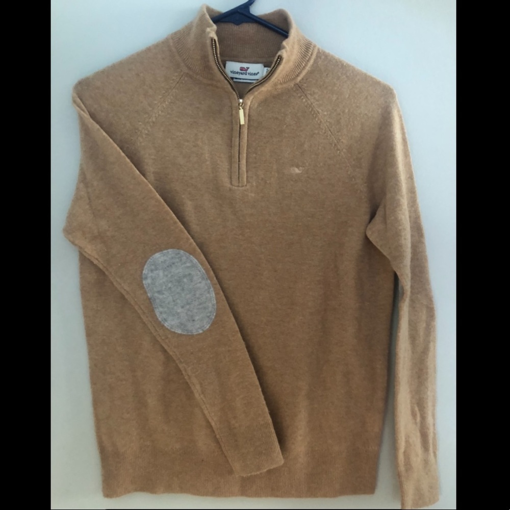 Cashmere quarter zip